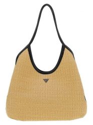 Guess Shopper bag w kolorze beżowym - 41 x 38 x 18 cm rozmiar: onesize. Brązowe shopper bag Guess, z aplikacjami, z materiału, na ramię, bez dodatków. Za 494.95 zł.