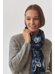 TATUUM Szal w kolorze granatowym - 180 x 86 cm rozmiar: onesize. Niebieskie szaliki i kominy Tatuum, bez wzorów, z bawełny. Za 131.12 zł.