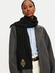 LAUREN RALPH LAUREN Szalik 454960071002 Czarny. Czarne szaliki i kominy Lauren Ralph Lauren, bez wzorów, z materiału. Za 299.99 zł.