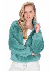 Schmuddelwedda Kurtka polarowa w kolorze turkusowym rozmiar: M. Niebieskie kurtki Schmuddelwedda, m, bez wzorów, z polaru, bez kaptura. Za 165.99 zł.