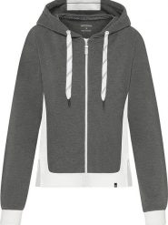 Naturana Bluza w kolorze antracytowo-białym rozmiar: XS. Czarne bluzy Naturana, xs, bez wzorów, bez kaptura. Za 96.83 zł.