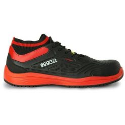 Buty sportowe Sparco Legend SPLITTER ESD S3 SRC. Czarne buty sportowe lifestyle Sparco, bez wzorów, z syntetyku, sportowe, bez zapięcia. Za 290.00 zł.