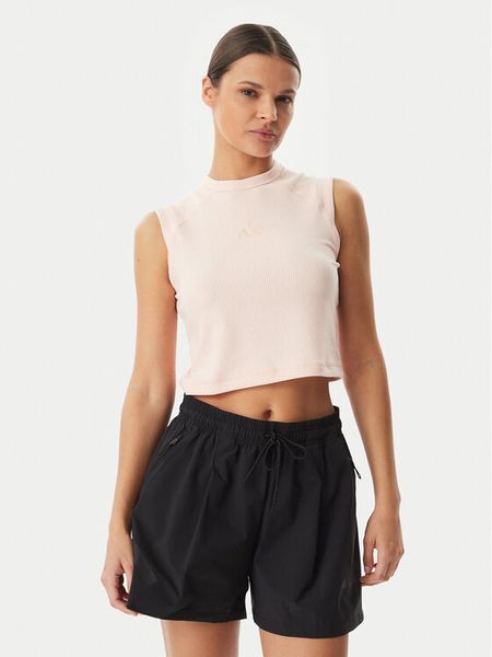Adidas Top ALL SZN KA6971 Różowy Slim Fit. Czerwone topy adidas, l, bez wzorów, z syntetyku, bez kołnierzyka, bez ramiączek. Za 92.99 zł.
