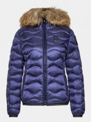 Blauer Kurtka puchowa 23WBLDC03093 Fioletowy Regular Fit. Fioletowe kurtki Blauer, na zimę, xs, bez wzorów, z puchu, bez kaptura. Za 1,089.00 zł.