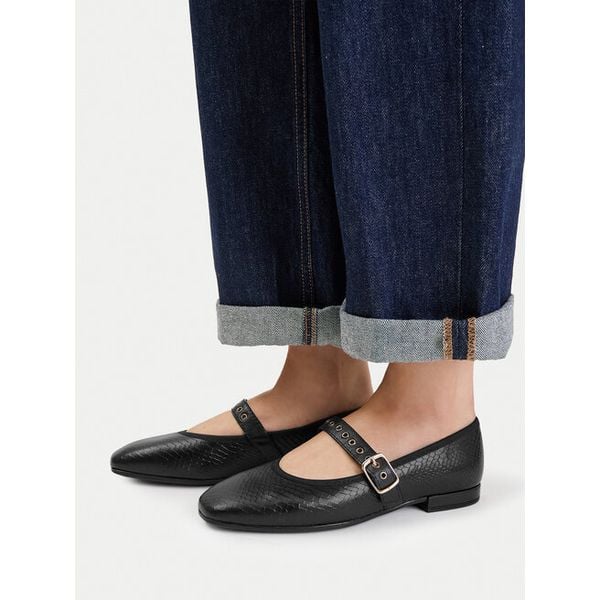 Baleriny Lasocki. Czarne baleriny Lasocki, bez wzorów, bez obcasa, bez zapięcia. Za 199.99 zł.