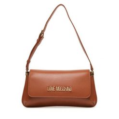 Torebka LOVE MOSCHINO. Brązowe torebki klasyczne Love Moschino, bez wzorów, klasyczne, bez dodatków. Za 479.99 zł.
