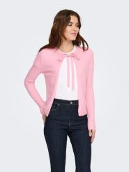 ONLY Kardigan w kolorze jasnoróżowym rozmiar: S. Różowe swetry ONLY, s, bez wzorów, z materiału, bez ramiączek. Za 113.99 zł.