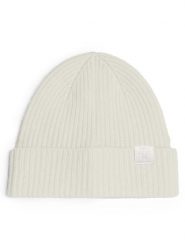 Tommy Hilfiger Czapka AW0AW16632 Biały. Białe czapki zimowe Tommy Hilfiger, bez wzorów, z materiału. Za 299.99 zł.