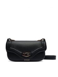 Guess Torebka Dea Mini HWBG79 93790 Czarny. Czarne listonoszki Guess, z aplikacjami, ze skóry, bez dodatków. Za 399.99 zł.