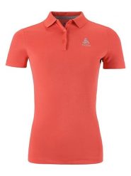 Odlo Funkcyjna koszulka polo "Infinity" w kolorze czerwonym rozmiar: XS. Czerwone t-shirty sportowe ODLO, xs, bez wzorów, z materiału, bez ramiączek, outdoorowe. Za 110.04 zł.