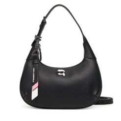 Torebka KARL LAGERFELD. Czarne torebki klasyczne KARL LAGERFELD, bez wzorów, klasyczne, bez dodatków. Za 549.99 zł.