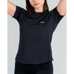 Koszulka sportowa z krótkim rękawem Clasic Black. Czarne t-shirty sportowe SLAVIWEAR, xs, bez wzorów, bez ramiączek. Za 89.00 zł.