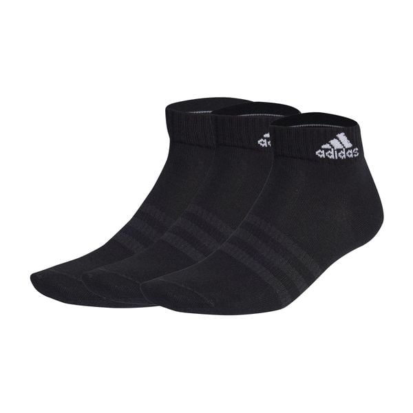 Skarpety stopki unisex Adidas 3 pary. Czarne skarpetki adidas, bez wzorów, z bawełny. Za 51.00 zł.