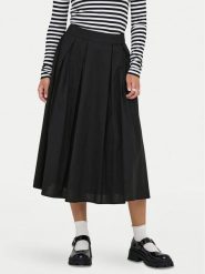 ONLY Spódnica trapezowa Maila 15369555 Czarny Regular Fit. Czarne spódnice ONLY, m, bez wzorów, z bawełny, trapezowe. Za 179.99 zł.