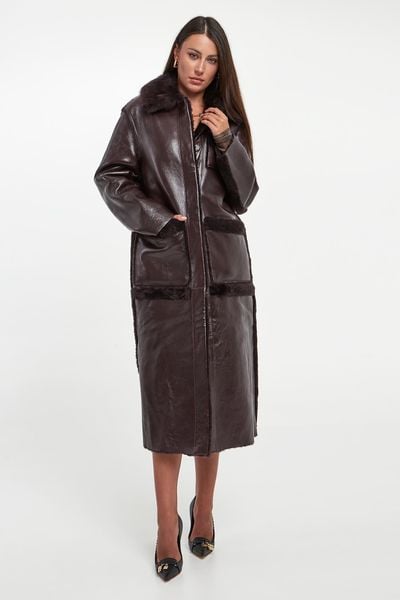 Płaszcz damski skórzany DIEGO M. Płaszcze DIEGO M, m, bez wzorów, bez kaptura. Za 10,109.00 zł.