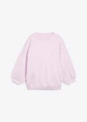 Bawełniana bluza oversize. Niebieskie bluzy bonprix, bez wzorów, z bawełny, bez ramiączek, bez kaptura. Za 89.99 zł.