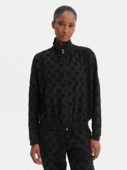 HUGO Bluza Monogram 50556831 Czarny Regular Fit. Czarne bluzy Hugo, xxl, bez wzorów, z bawełny, bez ramiączek, bez kaptura. Za 449.99 zł.