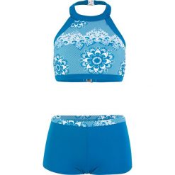 Bikini z biustonoszem bustier (2 części) bonprix niebieskozielony. Bikini marki bonprix. Za 74.99 zł.