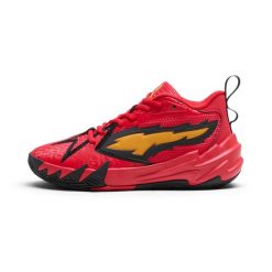 Buty halowe Puma Scoot Zeros Retro. Czerwone buty treningowe Puma, bez wzorów, bez zapięcia, na fitness i siłownię. Za 293.10 zł.