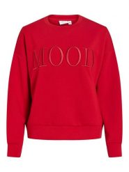 Vila Bluza "Reflect" w kolorze czerwonym rozmiar: XL. Czerwone bluzy bez kaptura Vila, xl, bez wzorów, bez kaptura. Za 154.95 zł.
