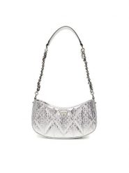 Guess Torebka Aldina HWGY96 63170 Srebrny. Szare torebki klasyczne Guess, z aplikacjami, ze skóry, bez dodatków. Za 309.99 zł.