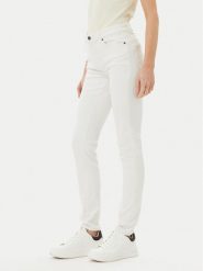 Guess Jeans Jeansy W5GA92 D5O01 Beżowy Skinny Fit. Brązowe jeansy Guess Jeans, z aplikacjami, z bawełny. Za 279.99 zł.