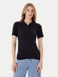 Calvin Klein Sweter LV044C341G Czarny Regular Fit. Czarne swetry Calvin Klein, xl, bez wzorów, z wiskozy, bez ramiączek. Za 289.99 zł.