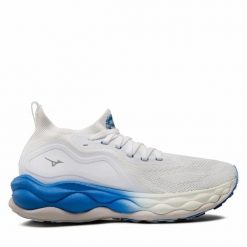 Kobieta Bieganie Buty Mizuno Wave Neo Ultra, Biały. Białe buty do biegania Mizuno, na lato, bez wzorów, z materiału, bez zapięcia, do biegania, mizuno wave. Za 614.65 zł.