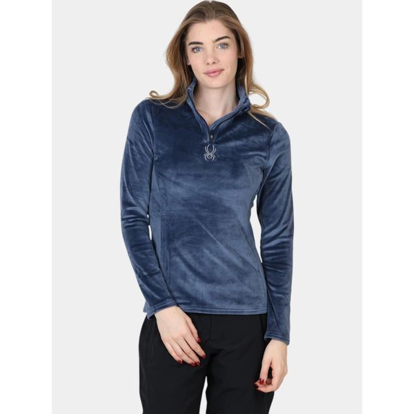 Sweter damski Spyder Shimmer Bug HZ. Niebieskie swetry Spyder, bez wzorów, sportowe, bez ramiączek. Za 399.00 zł.