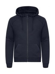 Clique Miami PRO Hoody Full Zip rozpinana bluza z kapturem – Dark Navy. Niebieskie bluzy CLIQUE, m, bez wzorów, z bawełny, bez ramiączek, z kapturem. Za 223.02 zł.