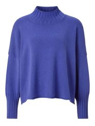 Rich & Royal Sweter w kolorze niebieskim rozmiar: XS. Niebieskie swetry Rich & Royal, xs, bez wzorów, bez ramiączek. Za 198.10 zł.