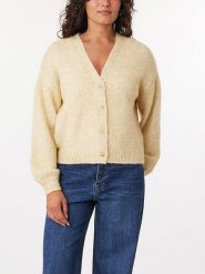 Scotch & Soda Kardigan w kolorze beżowym rozmiar: M. Brązowe swetry Scotch & Soda, m, bez wzorów, bez ramiączek. Za 158.47 zł.