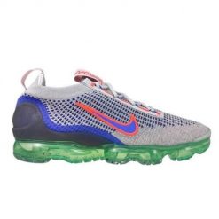 Buty do chodzenia damskie Nike Air Vapormax 2021 Flyknit. Szare buty treningowe Nike, bez wzorów, z materiału, bez zapięcia, do biegania. Za 1,039.99 zł.