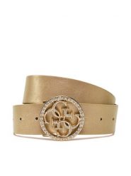 Guess Pasek Damski W5GZ13 L0WF0 Złoty. Żółte paski Guess, z aplikacjami, ze skóry. Za 239.99 zł.