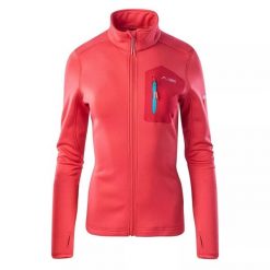Damska Bluza Polarowa Emino Polartech Fleece Jacket. Czerwone bluzy bez kaptura ELBRUS, na zimę, xl, bez wzorów, z polaru, bez kaptura, trekkingowe. Za 294.99 zł.