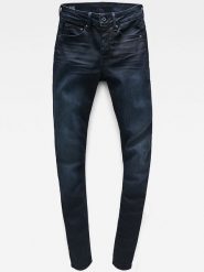 G-Star Dżinsy "3301" - Skinny fit - w kolorze granatowym rozmiar: W28/L30. Niebieskie jeansy G-Star, l, z aplikacjami, klasyczne. Za 189.74 zł.