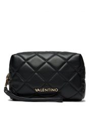 Valentino Kosmetyczka Ocarina VBE3KK548R Czarny. Czarne torebki klasyczne Valentino, bez wzorów, ze skóry, bez dodatków. Za 179.99 zł.