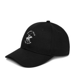 Czapka z daszkiem Beverly Hills Polo Club. Czarne czapki z daszkiem Beverly Hills Polo Club, bez wzorów. Za 79.99 zł.