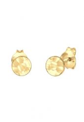 Elli Damskie kolczyki sztyfty koło młotkowane Organic w srebrze 925 Sterling Silver Kolczyki 1 ct. Szare kolczyki Elli, srebrne. Za 203.99 zł.
