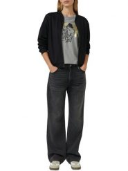 S.OLIVER RED LABEL Bluza w kolorze czarnym rozmiar: 42. Czarne bluzy s.Oliver RED LABEL, s, bez wzorów, bez ramiączek, bez kaptura. Za 108.99 zł.