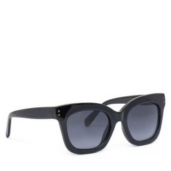 Okulary przeciwsłoneczne Fossil. Czarne okulary przeciwsłoneczne Fossil, bez wzorów. Za 249.99 zł.