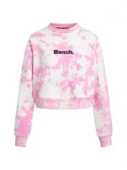 Bench Bluza "Janey" w kolorze różowo-białym rozmiar: 40. Białe bluzy Bench, bez wzorów, z bawełny, bez kaptura. Za 79.77 zł.