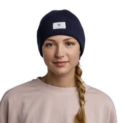 Czapka zimowa BUFF Thermonet® Underhelmet Breanie. Niebieskie czapki zimowe Buff, bez wzorów, z bawełny. Za 129.99 zł.