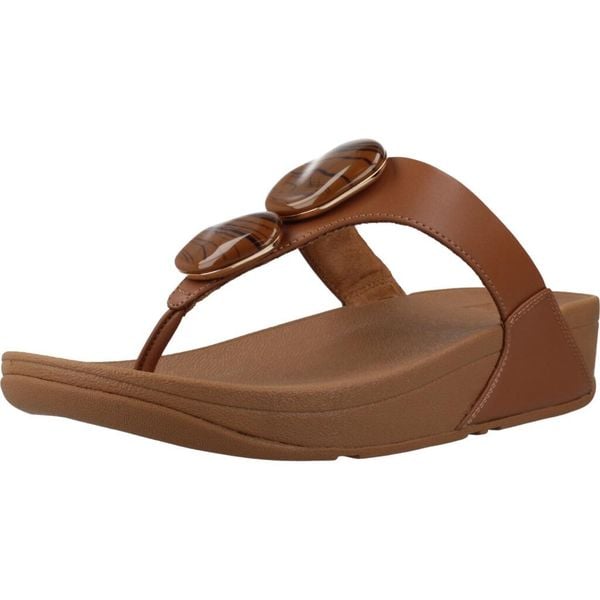 Sandały FITFLOP LULU MARBLED STONE Brązowy. Brązowe sandały FIT FLOP, bez wzorów, z materiału, bez obcasa, bez zapięcia. Za 456.99 zł.