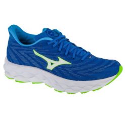 Buty do biegania unisex, Wave Sky 8. Białe buty do biegania Mizuno, bez wzorów, bez zapięcia, do biegania, mizuno wave. Za 699.99 zł.