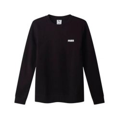 Bluza damska Puma ESS SMALL LOGO CREW FL czarna 68831401 r M. Czarne bluzy Puma, m, bez wzorów, z bawełny, klasyczne, bez ramiączek, bez kaptura. Za 129.94 zł.