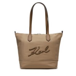 Torebka KARL LAGERFELD. Brązowe torebki klasyczne KARL LAGERFELD, bez wzorów, klasyczne, bez dodatków. Za 469.99 zł.