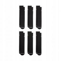 Skarpety Jordan Everyday Cushioned Crew 6 par czarne. Czarne skarpetki Jordan, bez wzorów. Za 200.29 zł.