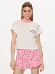 United Colors Of Benetton Koszulka piżamowa 30963M05O Écru Regular Fit. Koszule nocne United Colors Of Benetton, l, bez wzorów, z bawełny, bez ramiączek. Za 69.99 zł.