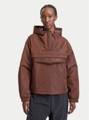 Napapijri Kurtka anorak Rainforest Optique W NP0A8AHAW331 Brązowy Oversize. Brązowe kurtki Napapijri, xs, bez wzorów, z syntetyku, bez kaptura. Za 1,229.00 zł.
